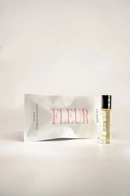 FLEUR parfum oil OLINAÈ – lekki luksusowy zapach kwiatowy bez alkoholu, roll-on 10ml