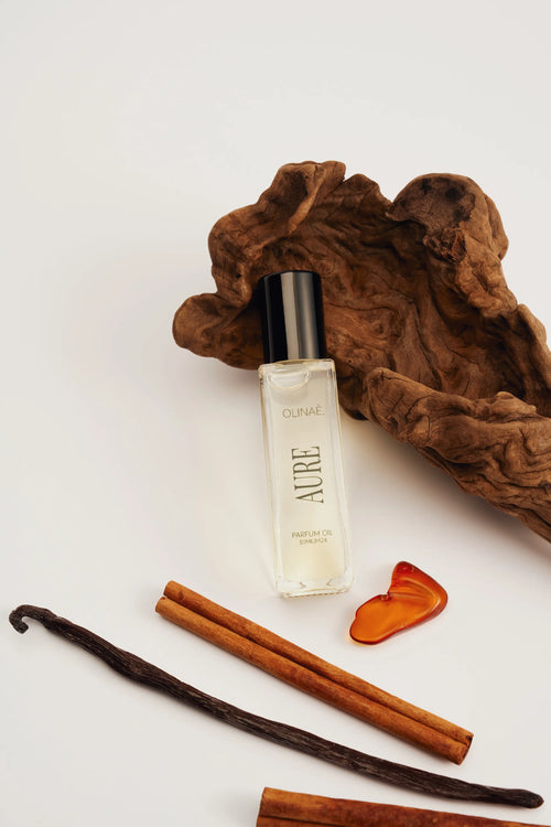 Olejek perfumowany AURE OLINAÈ roll-on 10ml – cynamon, wanilia, elegancki wieczorowy zapach